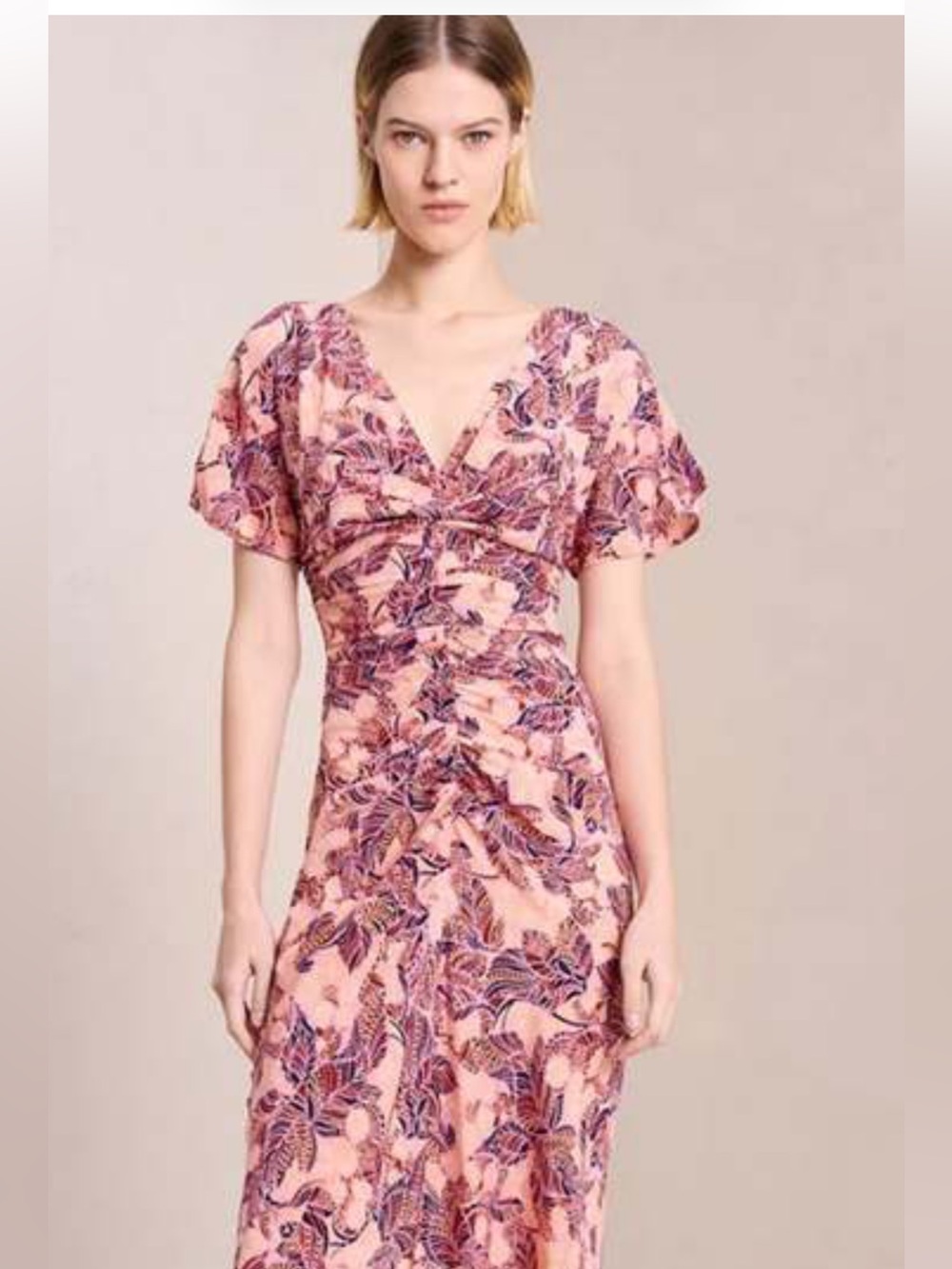A.L.C. Floral Silk Elodie Dress NEW SZ 0